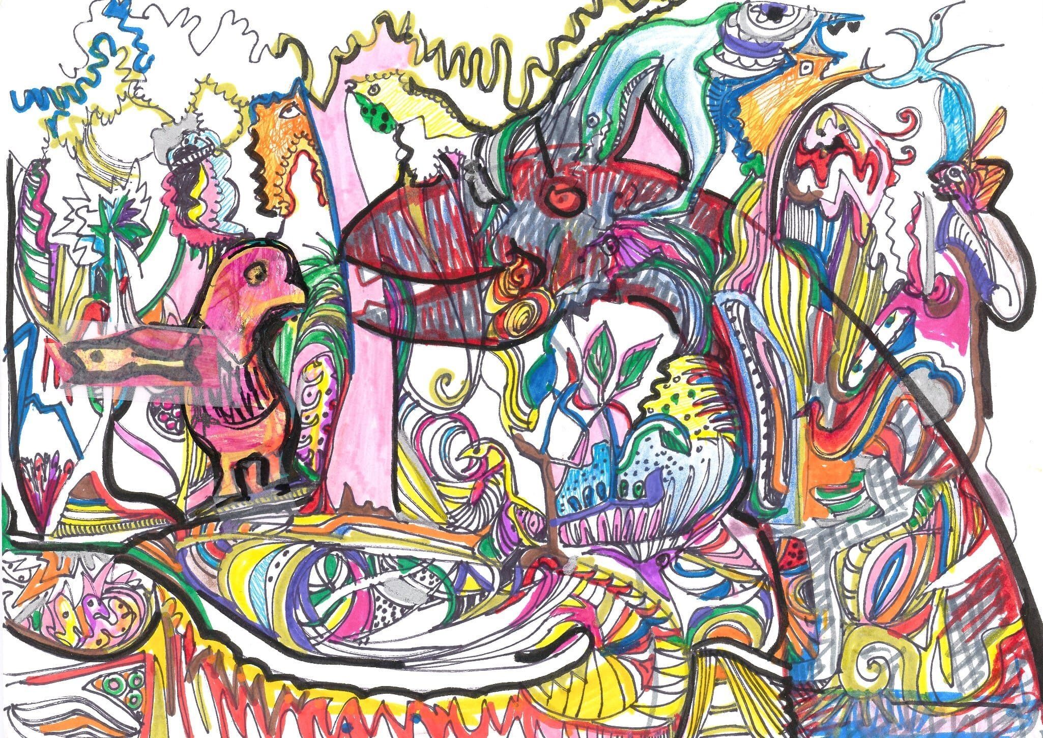 Drawing No. 1,139, 'Big Birthday Bash', posted SEP 7, 2022