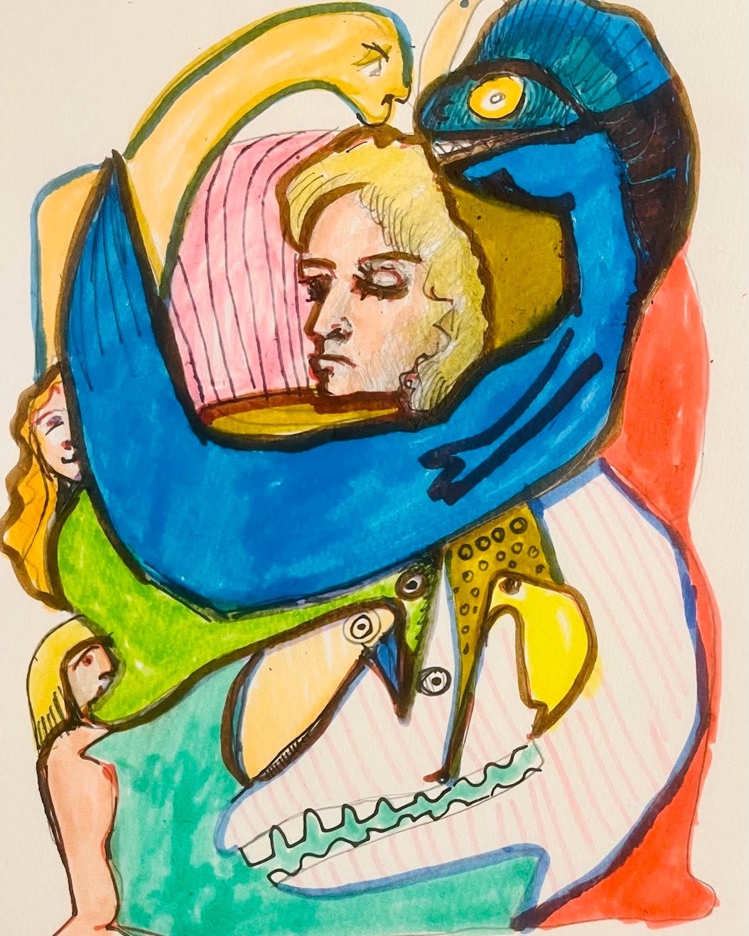 Drawing No. 1,512, 'Primrose made all the important decisions.', posted SEP 6, 2023