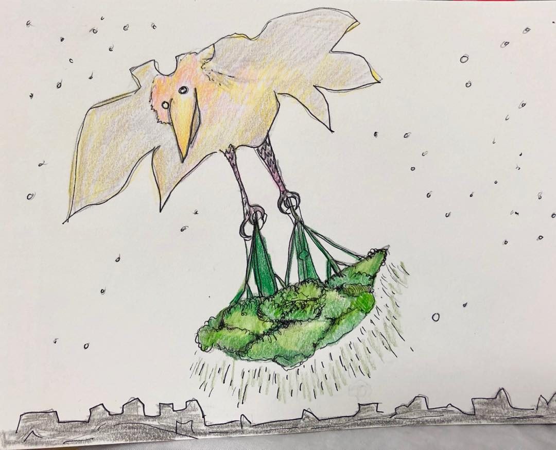 Drawing No. 86, 'He put the bro in broccoli', posted SEP 26, 2019