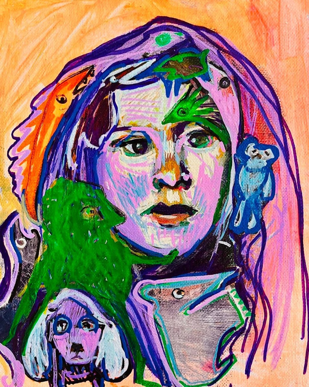 Drawing No. 1,413, 'It was tricky to get everyone into the concert with only one ticket.', posted JUN 1, 2023