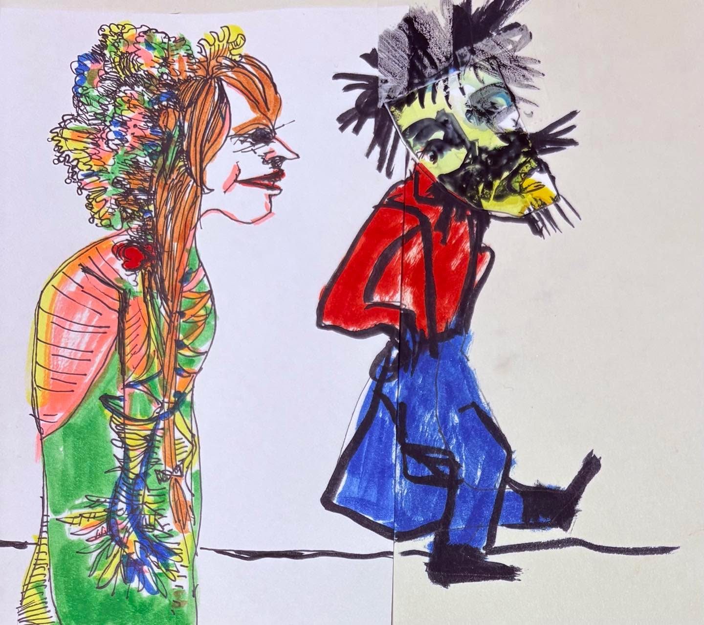 Drawing No. 2,607, 'Aunt Lulu was known to wear her heart on her sleeve.', posted JUN 13, 2026