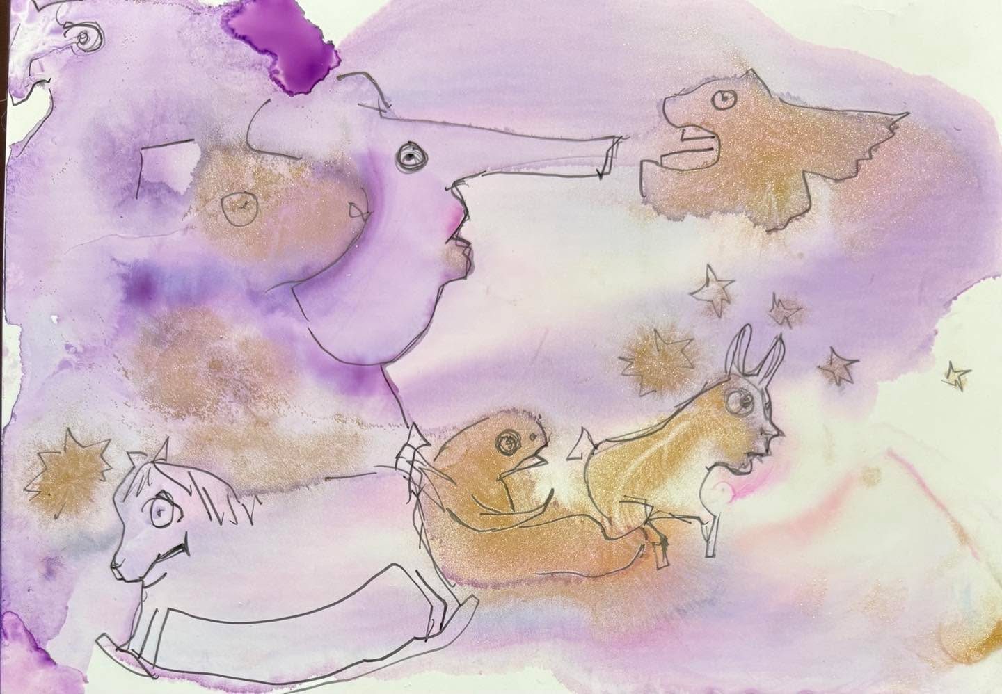 Drawing No. 2,515, 'It seemed like new constellations were popping up all over the place.', posted MAR 24, 2026