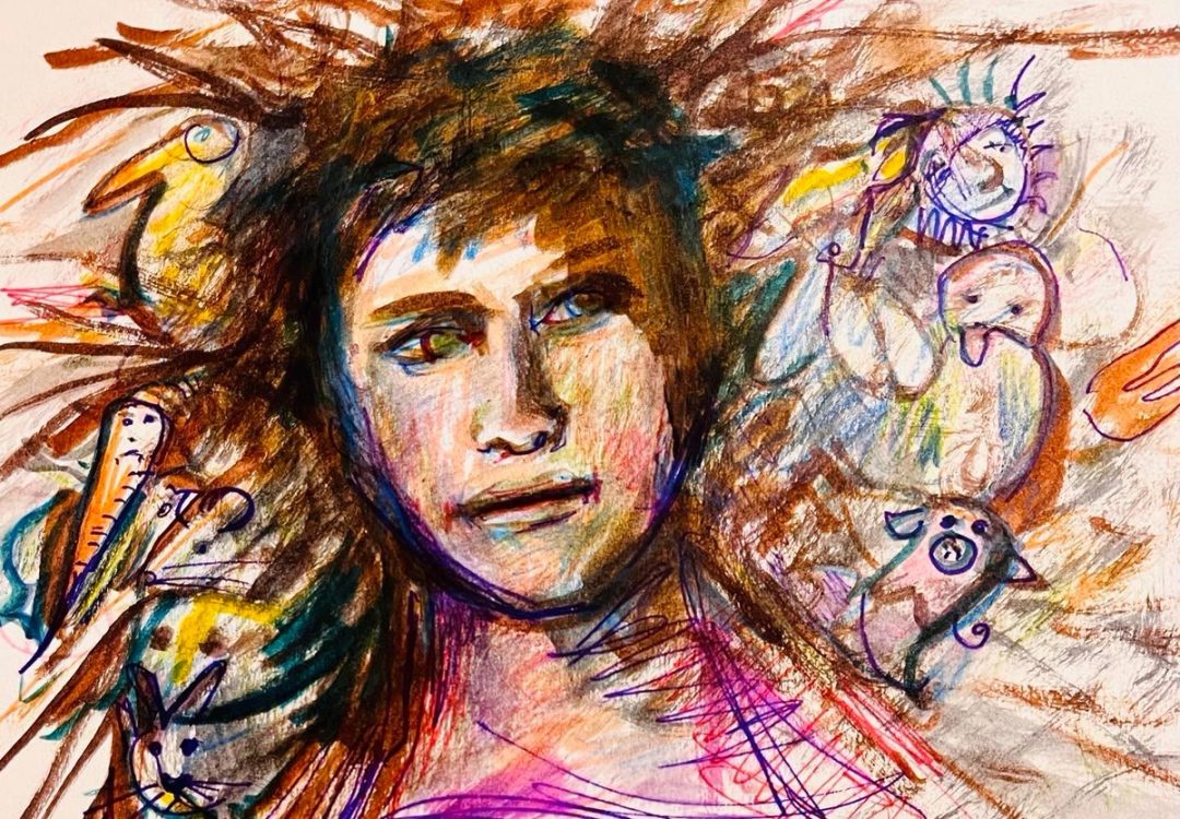 Drawing No. 1,337, 'Despite the all-natural ingredients, Nora's hair care products were disappointing.', posted MAR 20, 2023