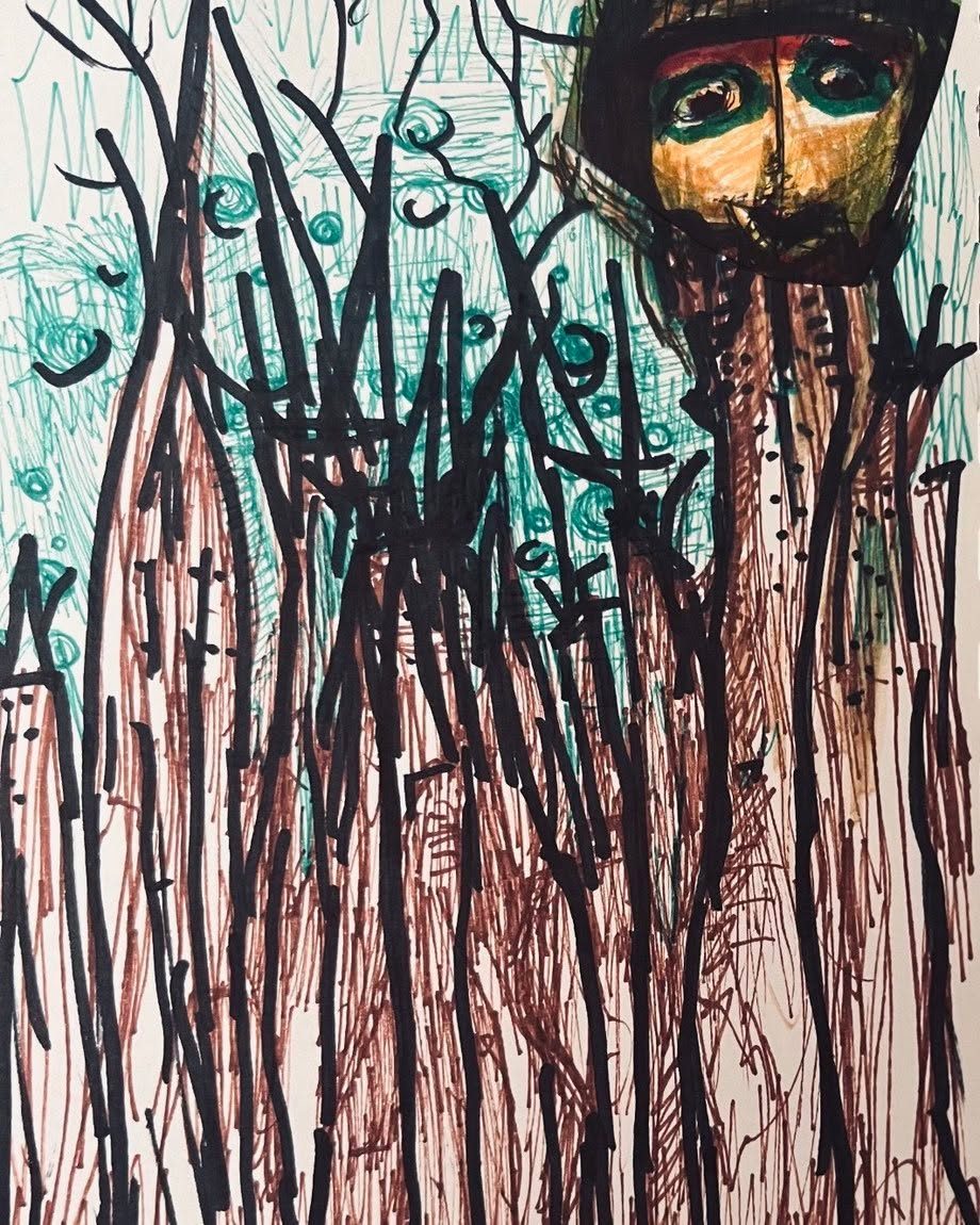 Drawing No. 1,697, 'Spencer saw himself as a force of nature.', posted FEB 27, 2024