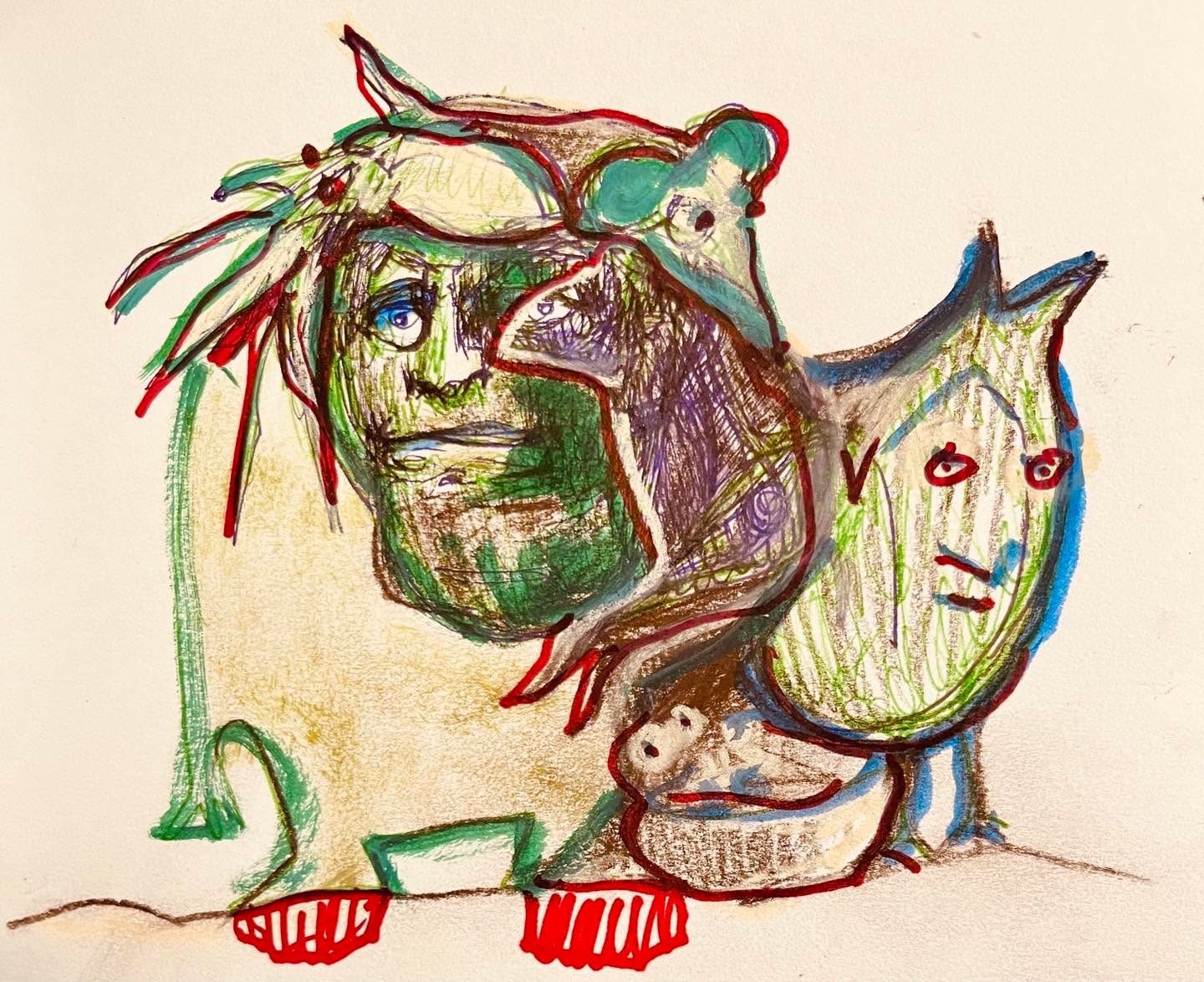 Drawing No. 1,787, 'The whole family was on tenterhooks whenever Hoskins was expecting a phone call.', posted MAY 22, 2024