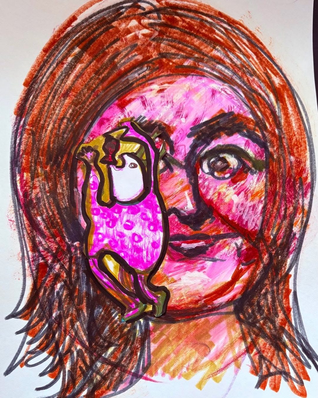 Drawing No. 2,110, 'It took a special ophthalmologist to deal with Alicia's fisheye.', posted MAR 26, 2025
