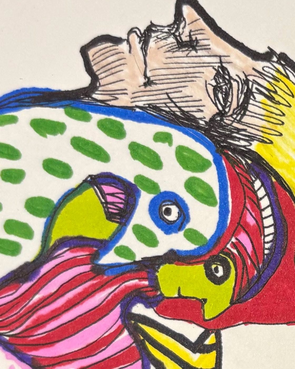 Drawing No. 2,245, 'Eustis couldn't sleep without a firm pillow.', posted JUL 23, 2025