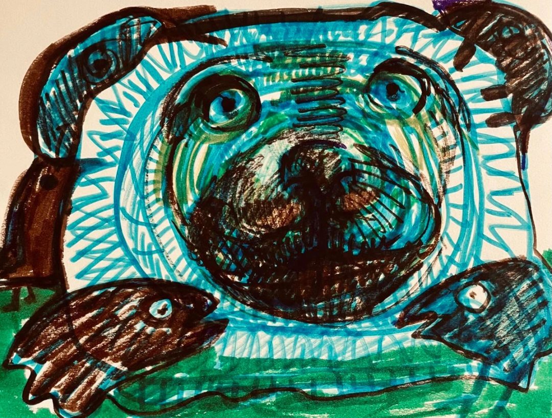 Drawing No. 1,821, 'Blair was a surprising choice for the kiddie camp's nature counselor.', posted JUN 23, 2024
