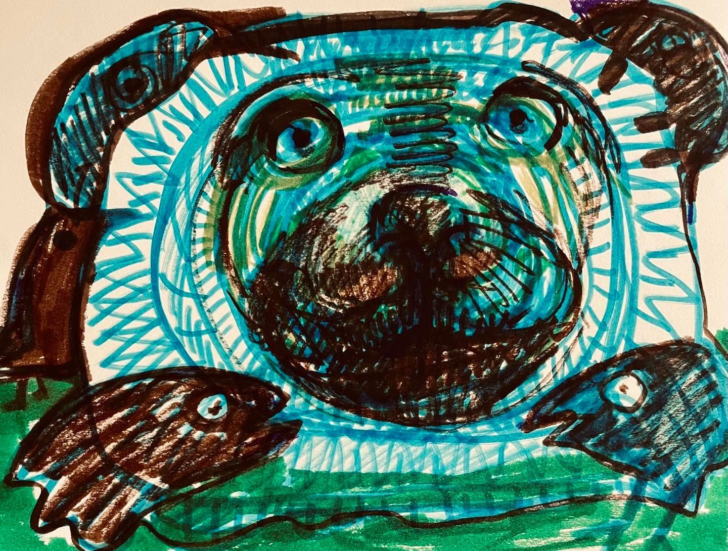 Drawing No. 1,821, 'Blair was a surprising choice for the kiddie camp's nature counselor.', posted JUN 23, 2024