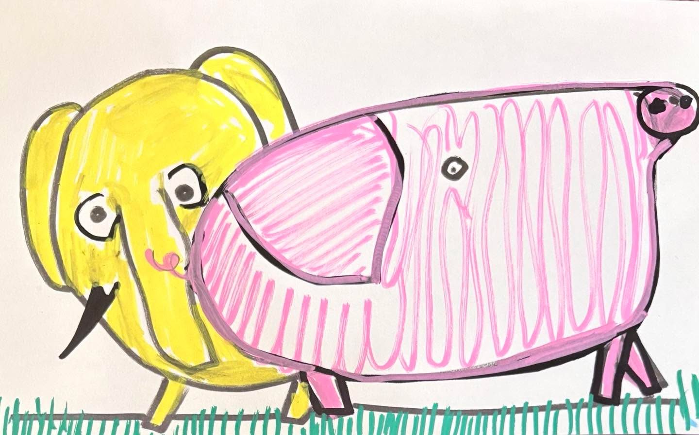 Drawing No. 2,420, 'Pinky was an outrageous flirt.', posted JAN 3, 2026