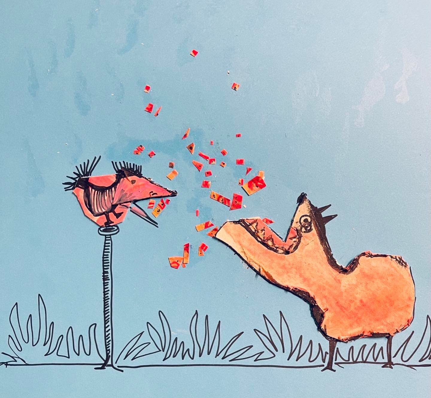 Drawing No. 1,782, 'Creighton felt it was a real relationship. Fudd dismissed it as nothing but a shared affinity for beet puffs.', posted MAY 17, 2024