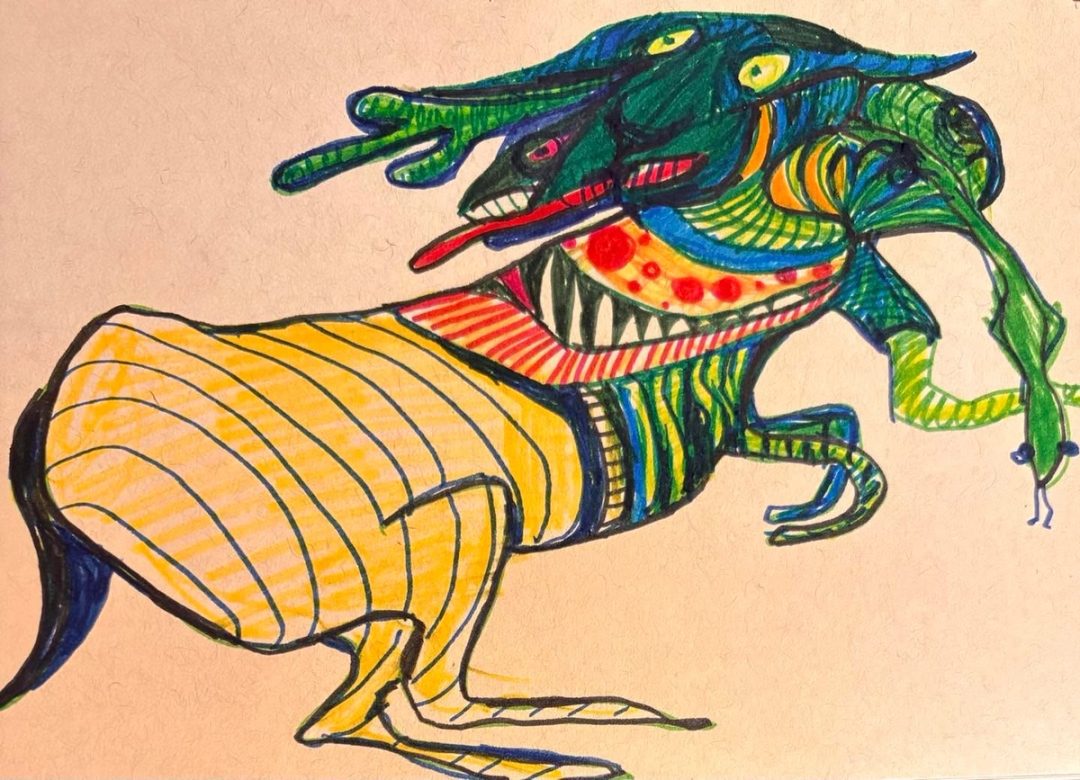 Drawing No. 2,527, 'Aunt Babs had forgotten to hide the eggs.', posted APR 4, 2026