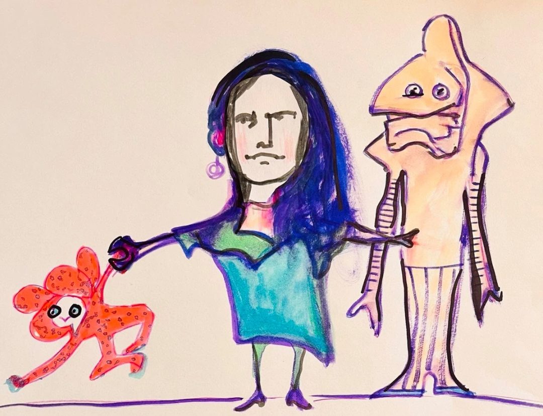 Drawing No. 1,335, 'Magda was confident that the co-op board would notice and approve of her shoes.', posted MAR 18, 2023