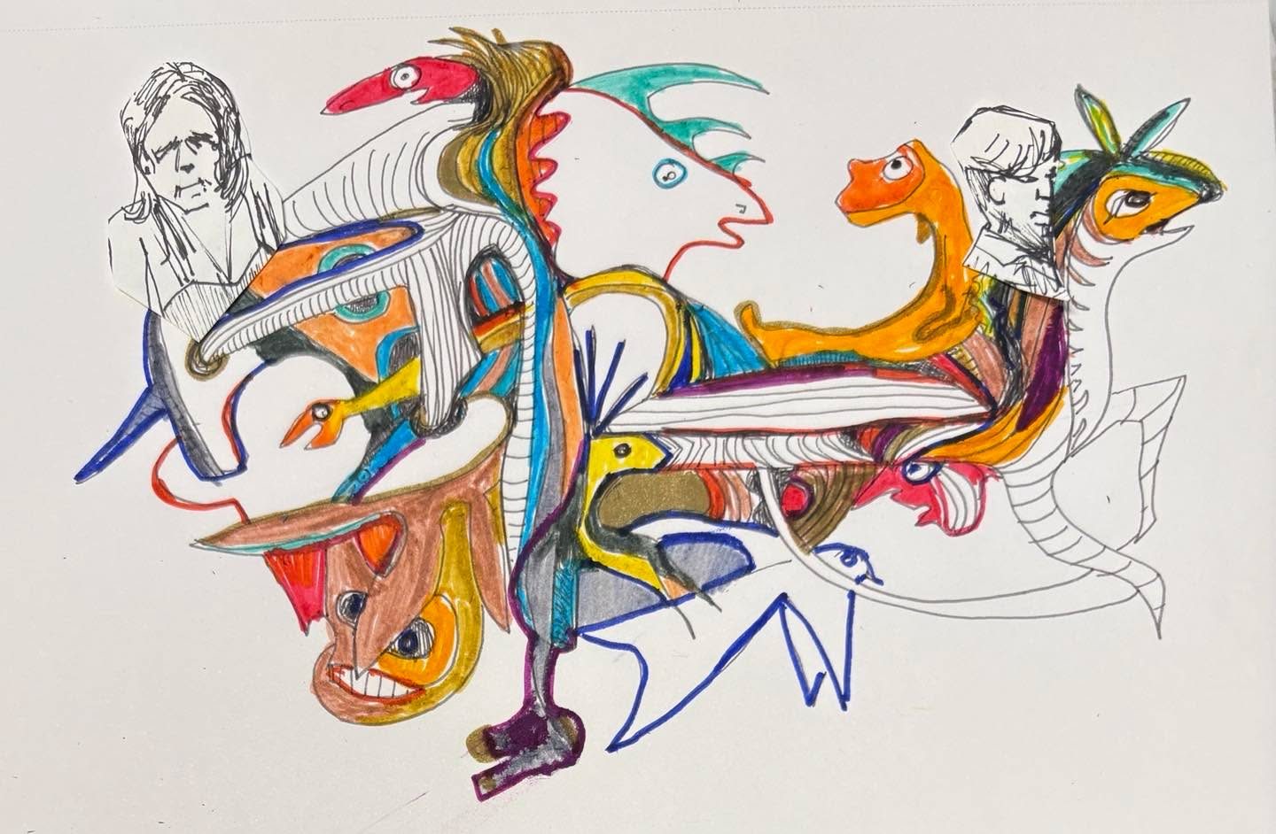 Drawing No. 2,686, 'The office was much more relaxed in the summertime.', posted AUG 20, 2026