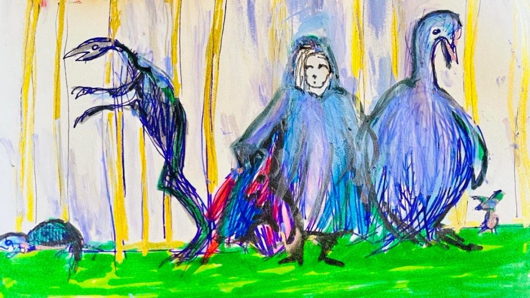 Drawing No. 1,970, 'The new community theatre production was controversial and thrilling', posted NOV 7, 2024