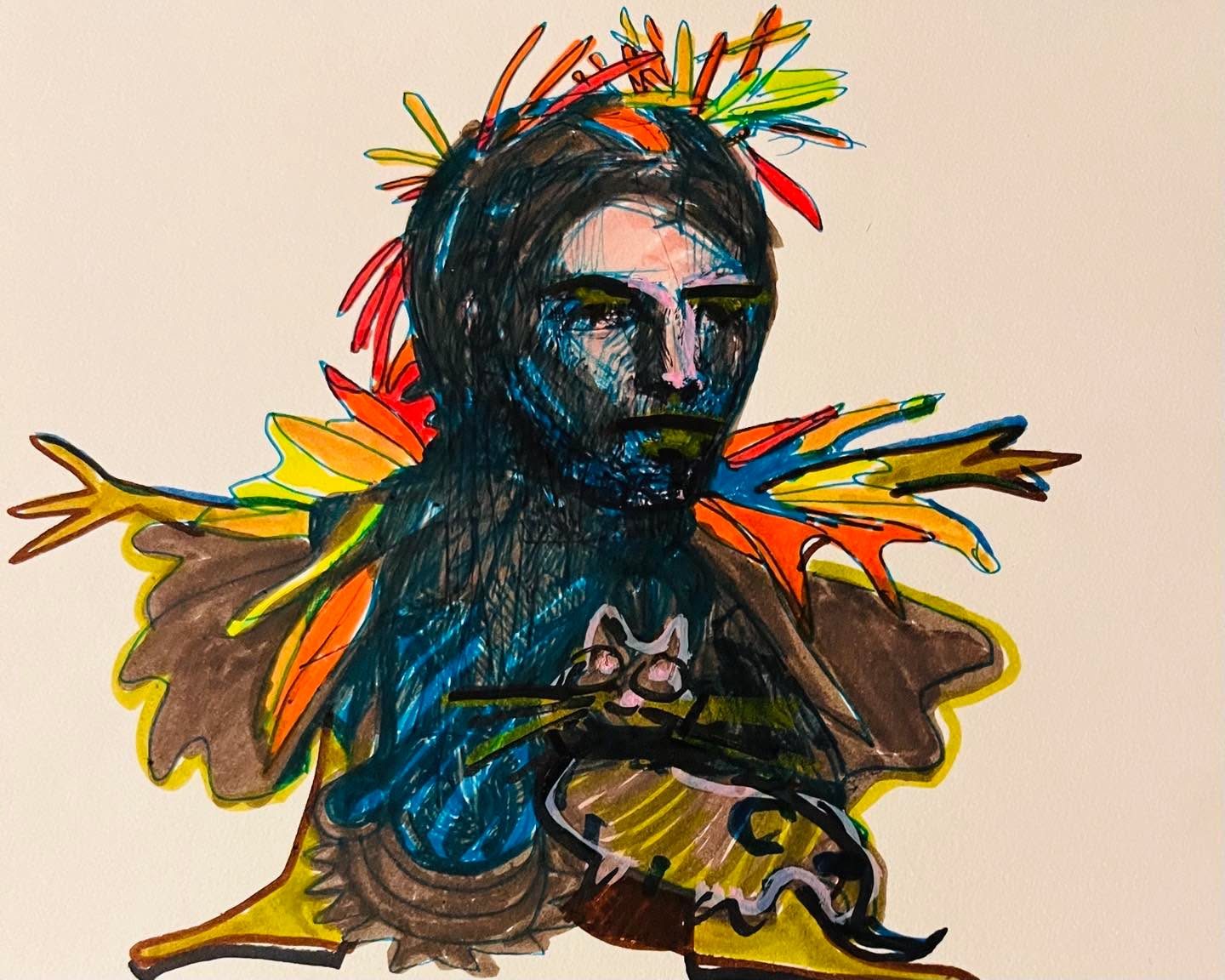 Drawing No. 1,516, 'Benkard tried to rush the foliage season.', posted SEP 10, 2023