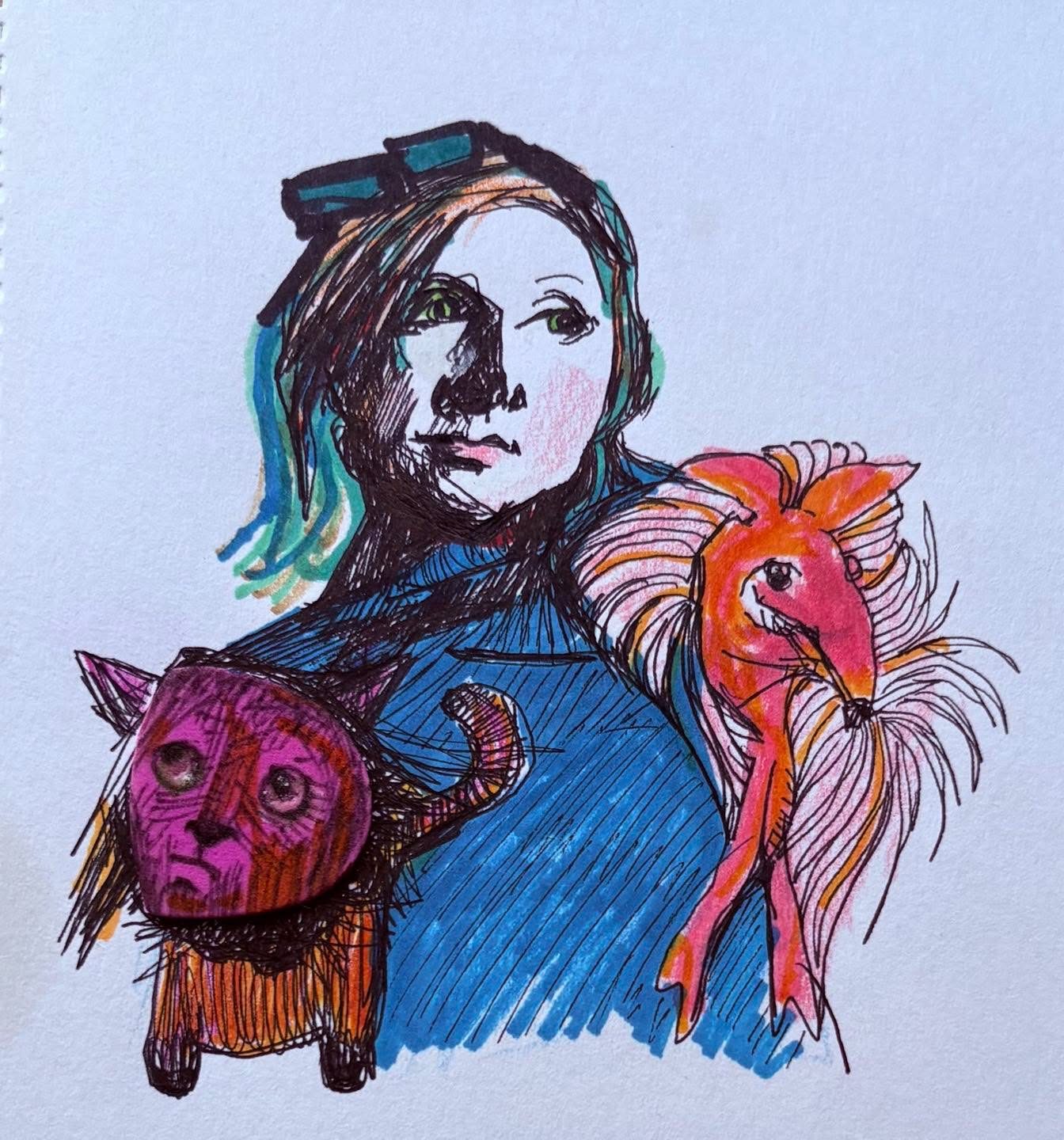 Drawing No. 2,294, 'The birthday party was canceled on account of fleas.', posted SEP 6, 2025