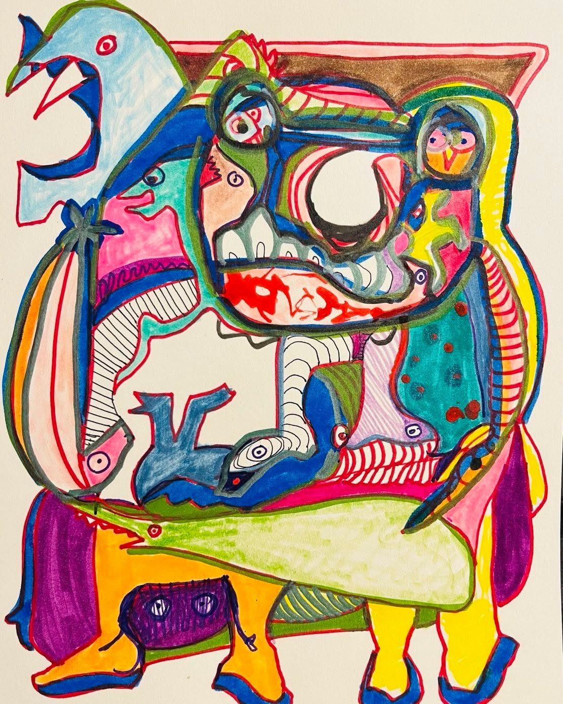 Drawing No. 1,820, 'The Whitmores hadn't factored in a heat wave.', posted JUN 22, 2024