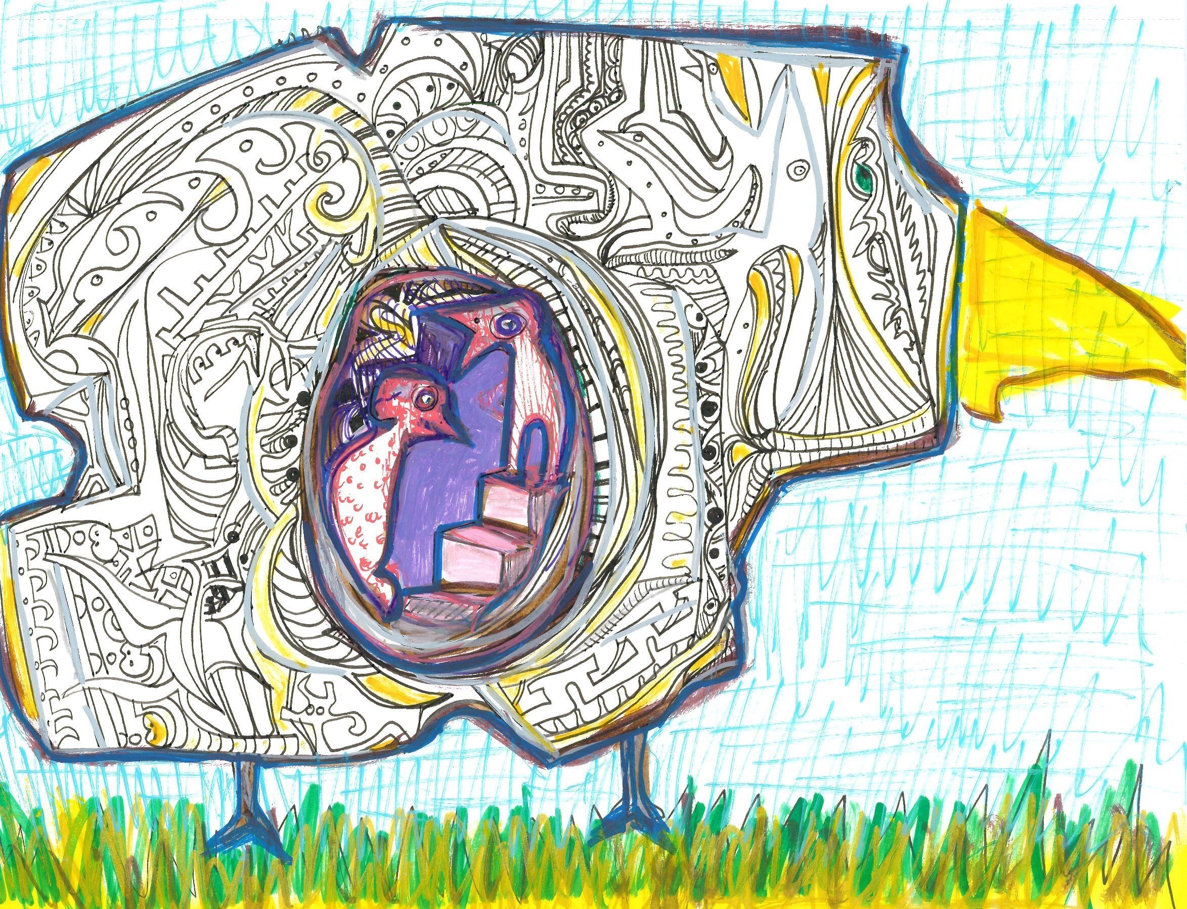 Drawing No. 1,065, 'Inner Sanctum', posted JUN 27, 2022