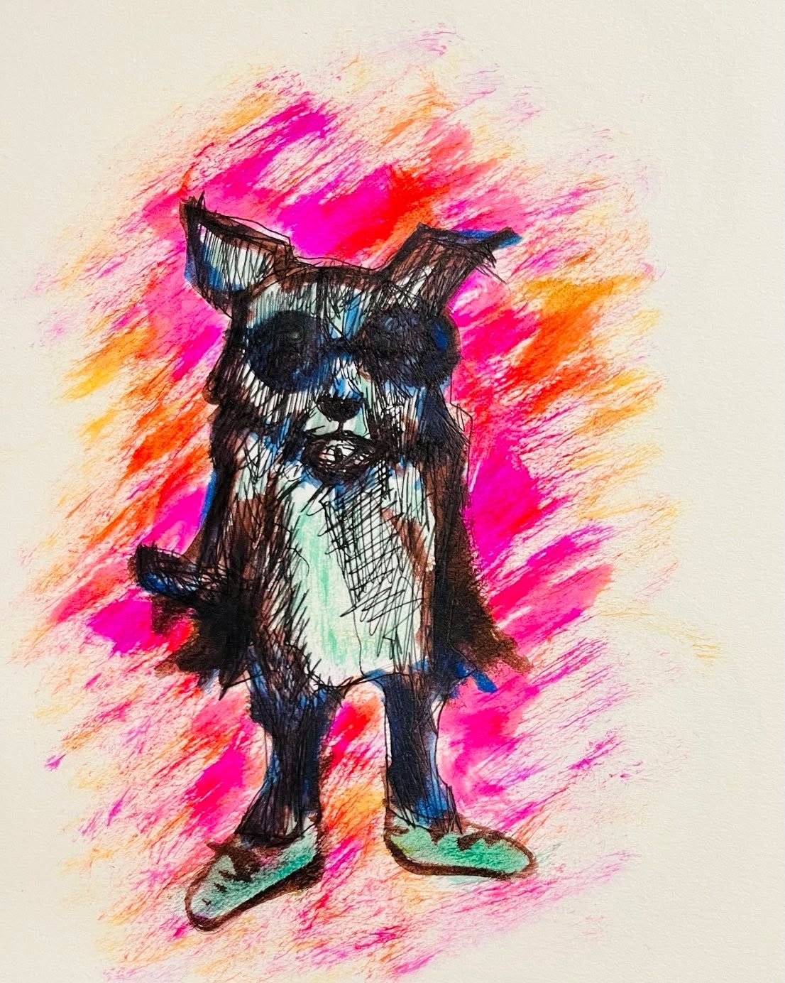 Drawing No. 1,748, 'Marie-Suzette's Alley Cat chic was taking the fashion industry by storm.', posted APR 13, 2024