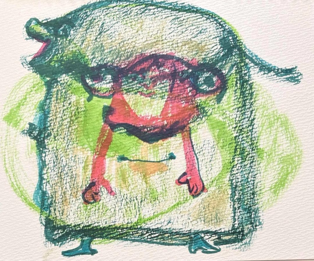 Drawing No. 2,599, 'The mold on Logan's bread had taken on a life of its own.', posted JUN 5, 2026