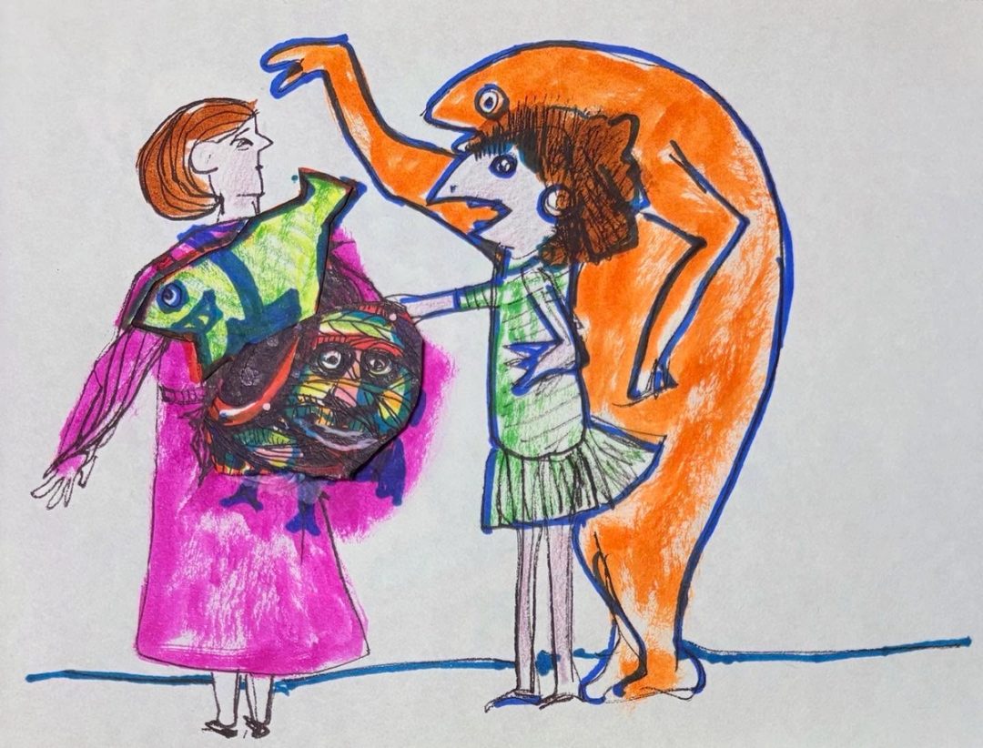 Drawing No. 2,313, 'It wasn't the first time Nanny Prill had picked up the wrong kids at their therapist's office.', posted SEP 23, 2025