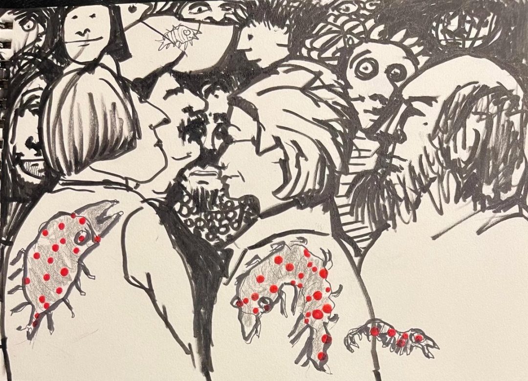 Drawing No. 1,785, 'At least this year the Council didn't have to budget for lantern flies.', posted MAY 20, 2024