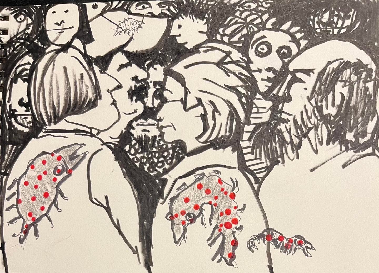 Drawing No. 1,785, 'At least this year the Council didn't have to budget for lantern flies.', posted MAY 20, 2024