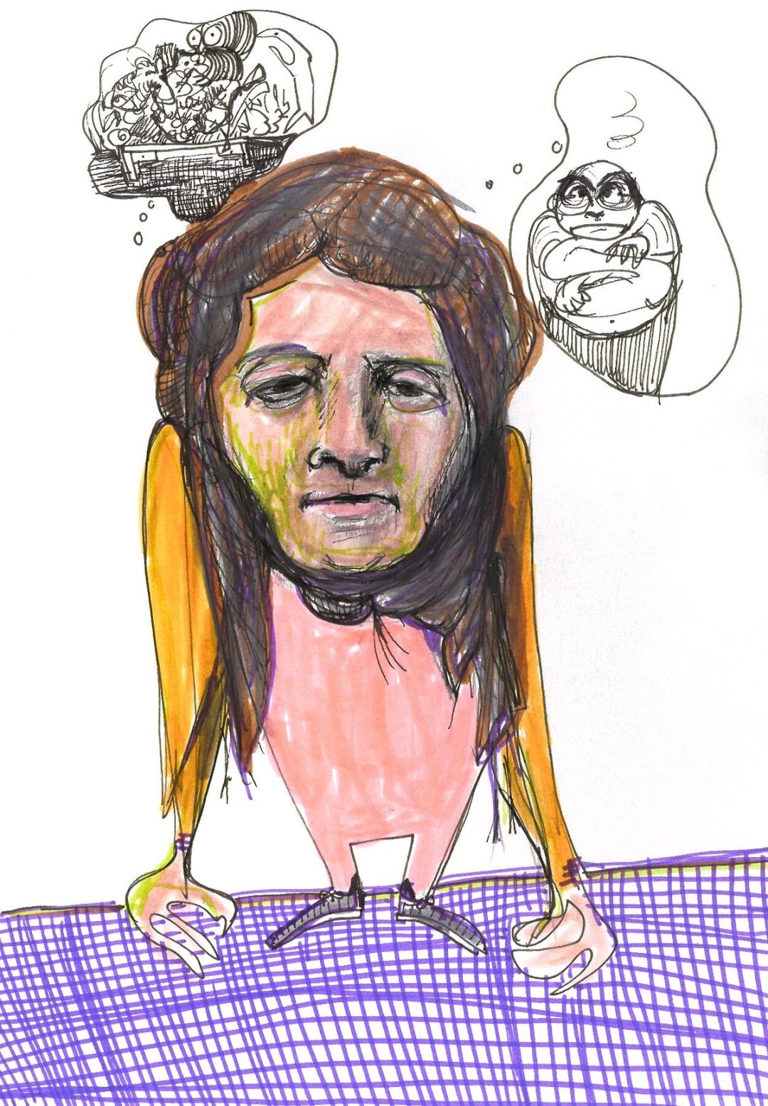 Drawing No. 1,525, 'Decisions Decisions', posted SEP 18, 2023