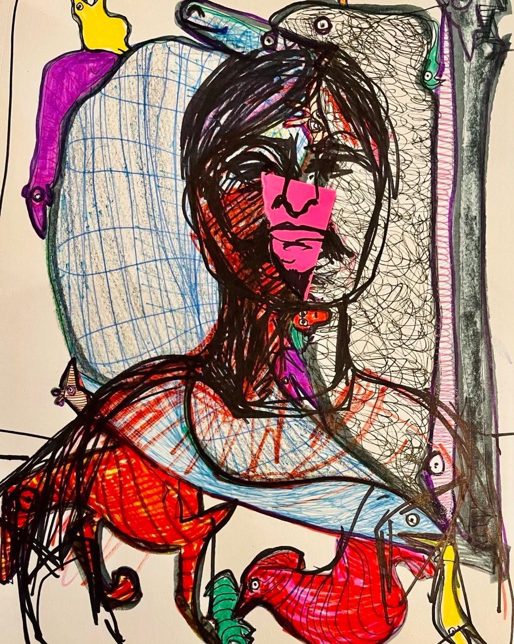 Drawing No. 1,147, 'Orson left his tent flaps open last night', posted SEP 14, 2022