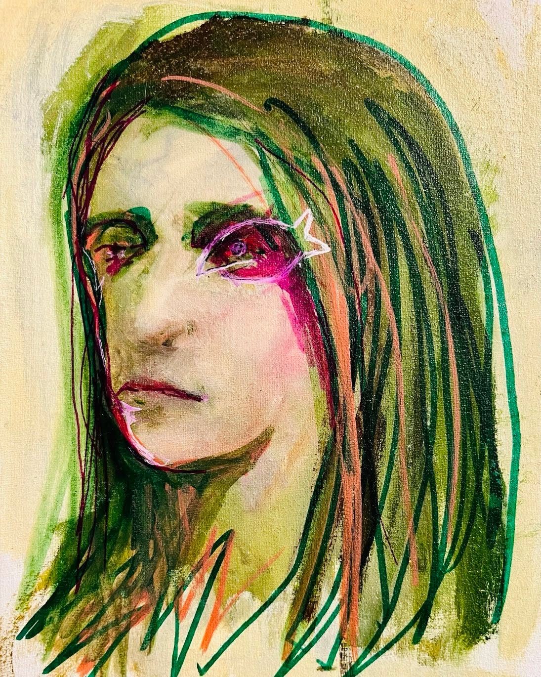 Drawing No. 1,570, 'Cecile was noted for giving the fish-eye.', posted OCT 29, 2023