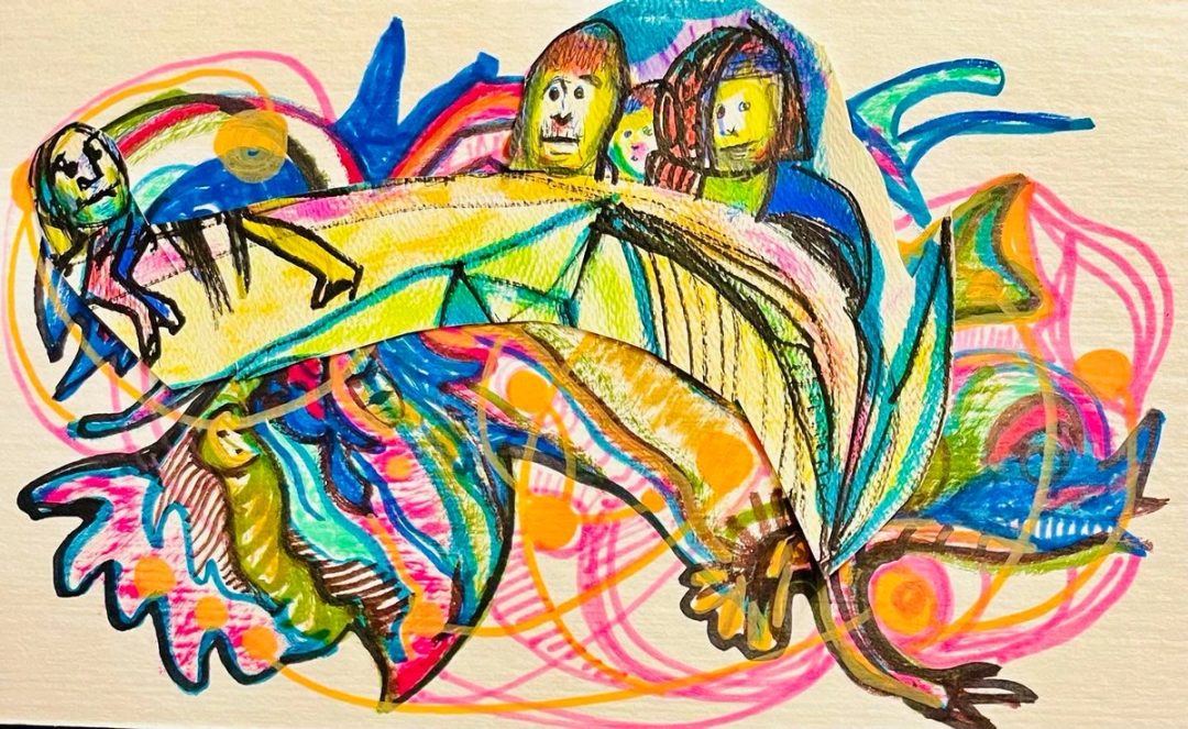 Drawing No. 1,742, 'The Whittle's' clutter finally won.', posted APR 9, 2024