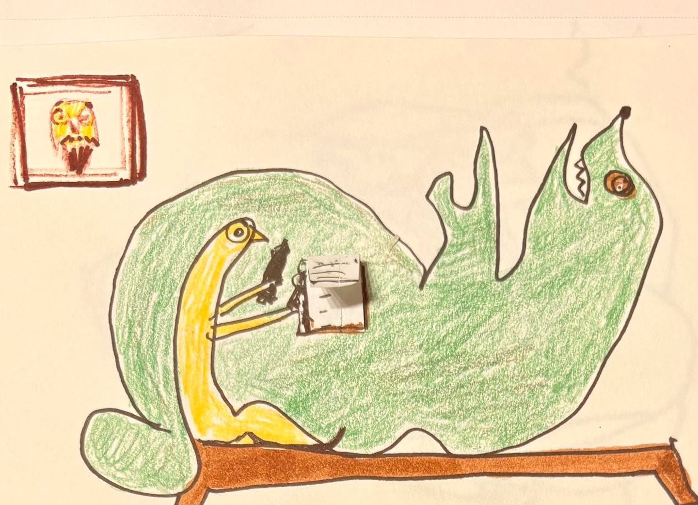 Drawing No. 2,730, 'Barton was taking up a lot of space in his therapist's practice.', posted SEP 27, 2026