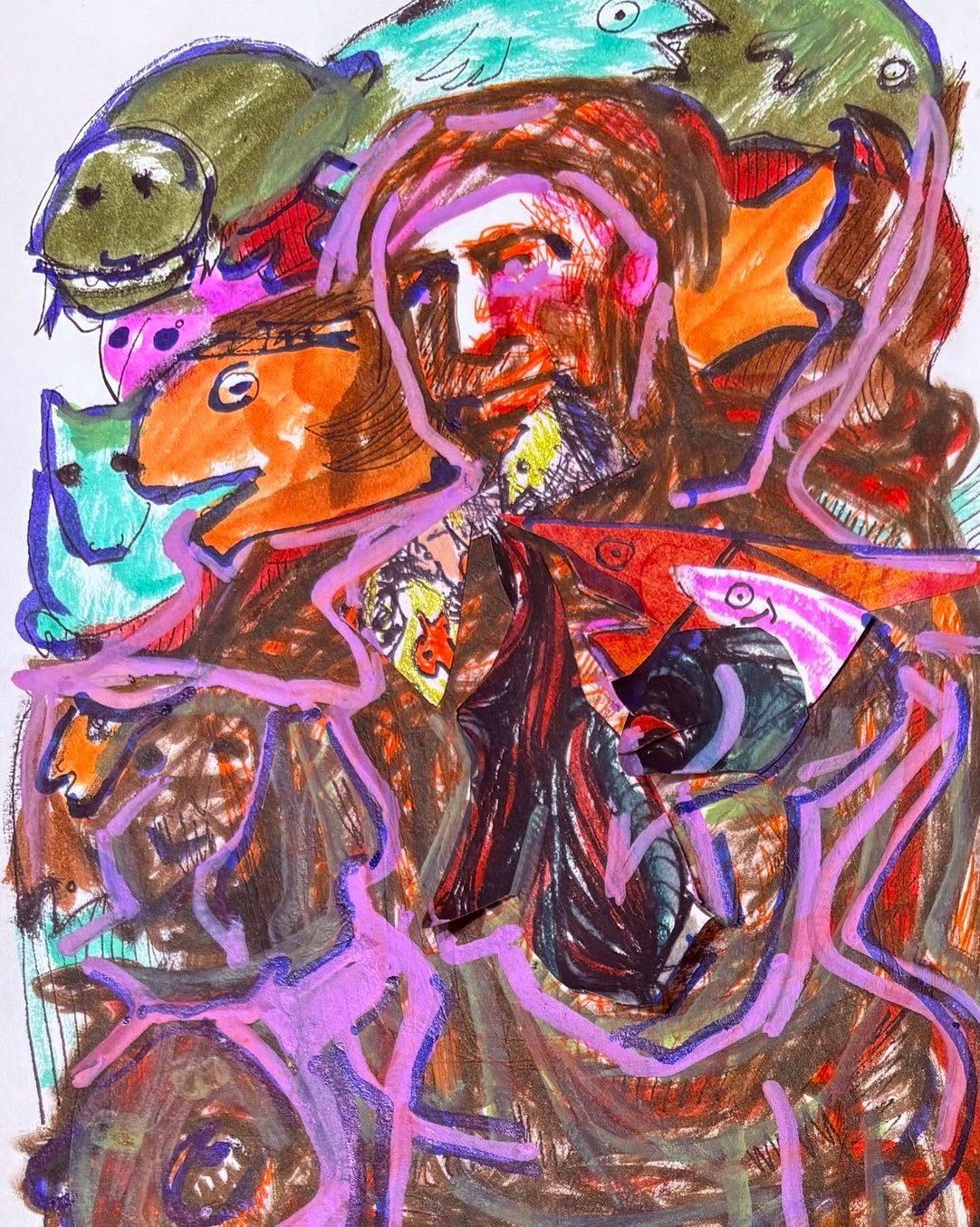 Drawing No. 2,186, 'For Jason, the mosh pit was no longer fun.', posted MAY 31, 2025
