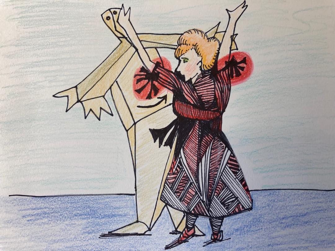 Drawing No. 88, 'How many guessed that Lulu’s dance partner was an Amazon carton?', posted SEP 27, 2019