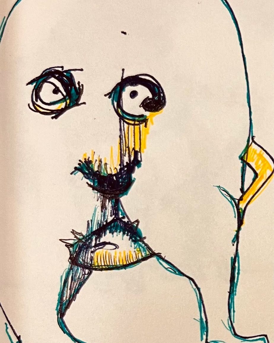 Drawing No. 1,955, 'Borland wasn't looking forward to the dentist.', posted OCT 26, 2024