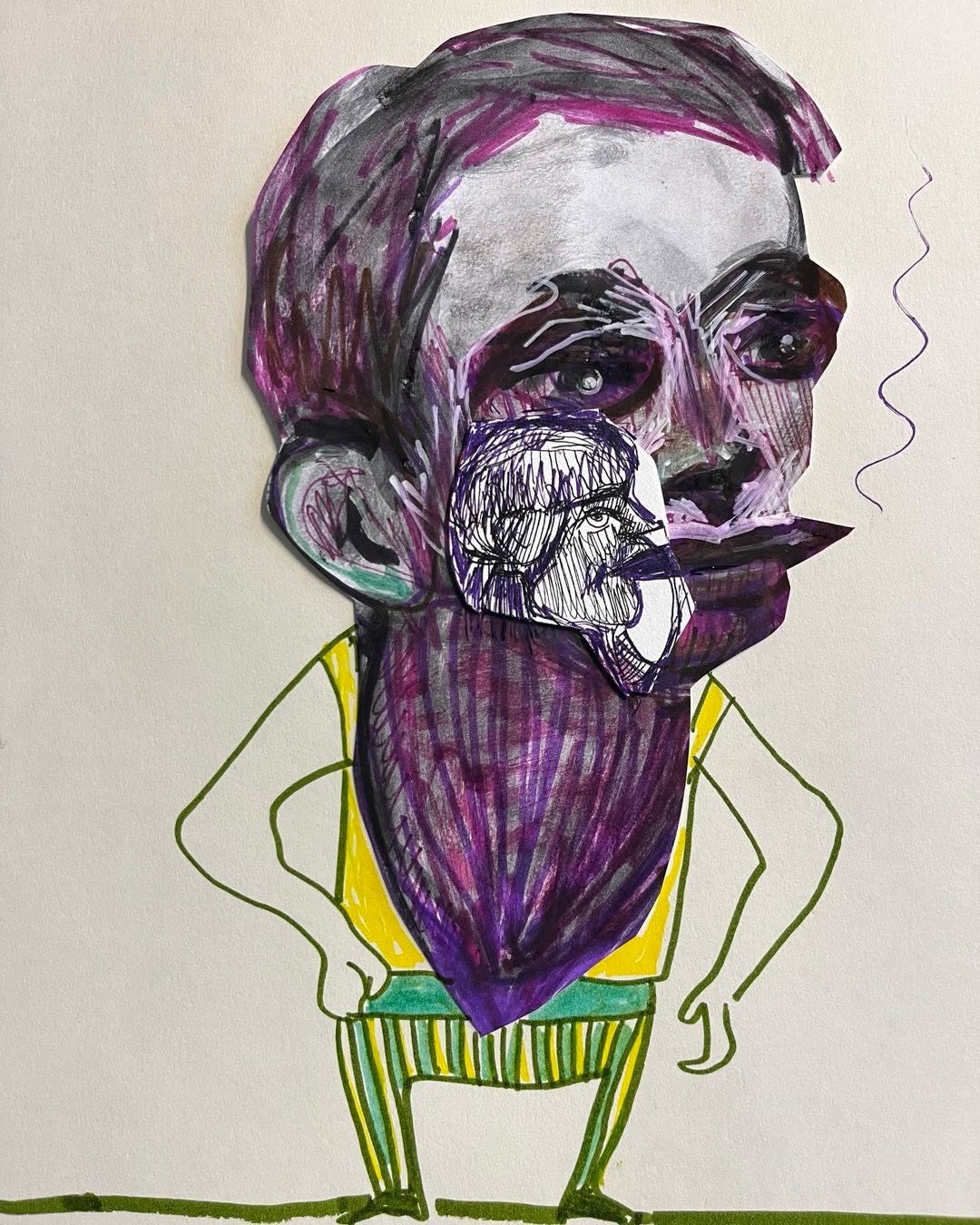 Drawing No. 1,828, 'Few people knew that Fremont had taken up smoking again.', posted JUN 29, 2024