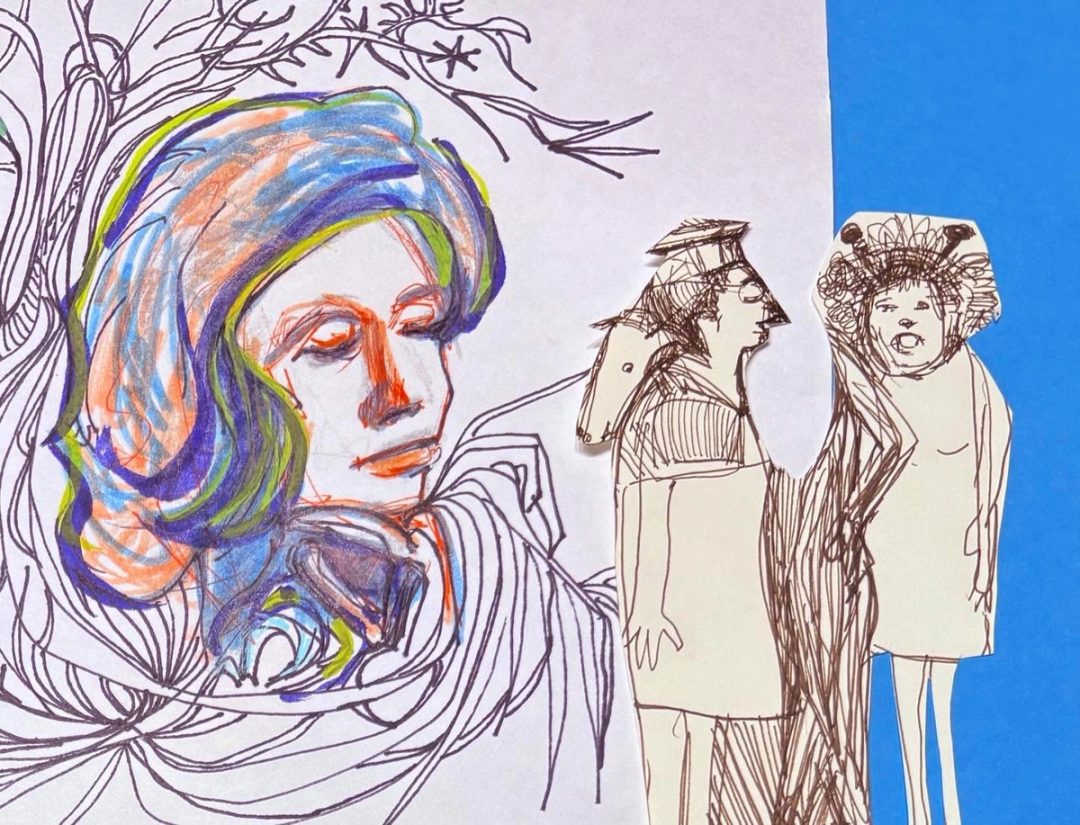 Drawing No. 2,432, 'Danielle had gotten outrageously glamorous over winter break.', posted JAN 15, 2026