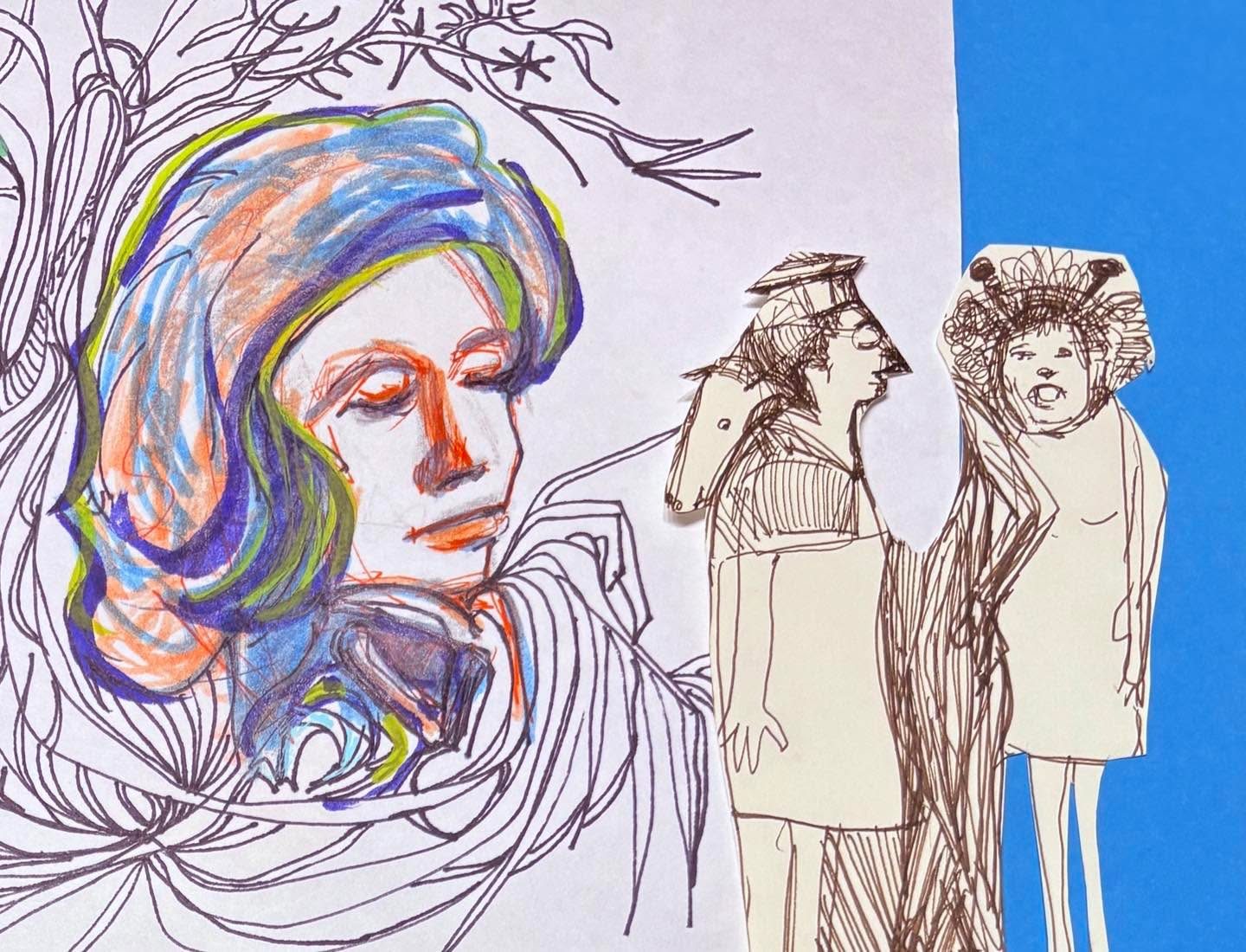 Drawing No. 2,432, 'Danielle had gotten outrageously glamorous over winter break.', posted JAN 15, 2026