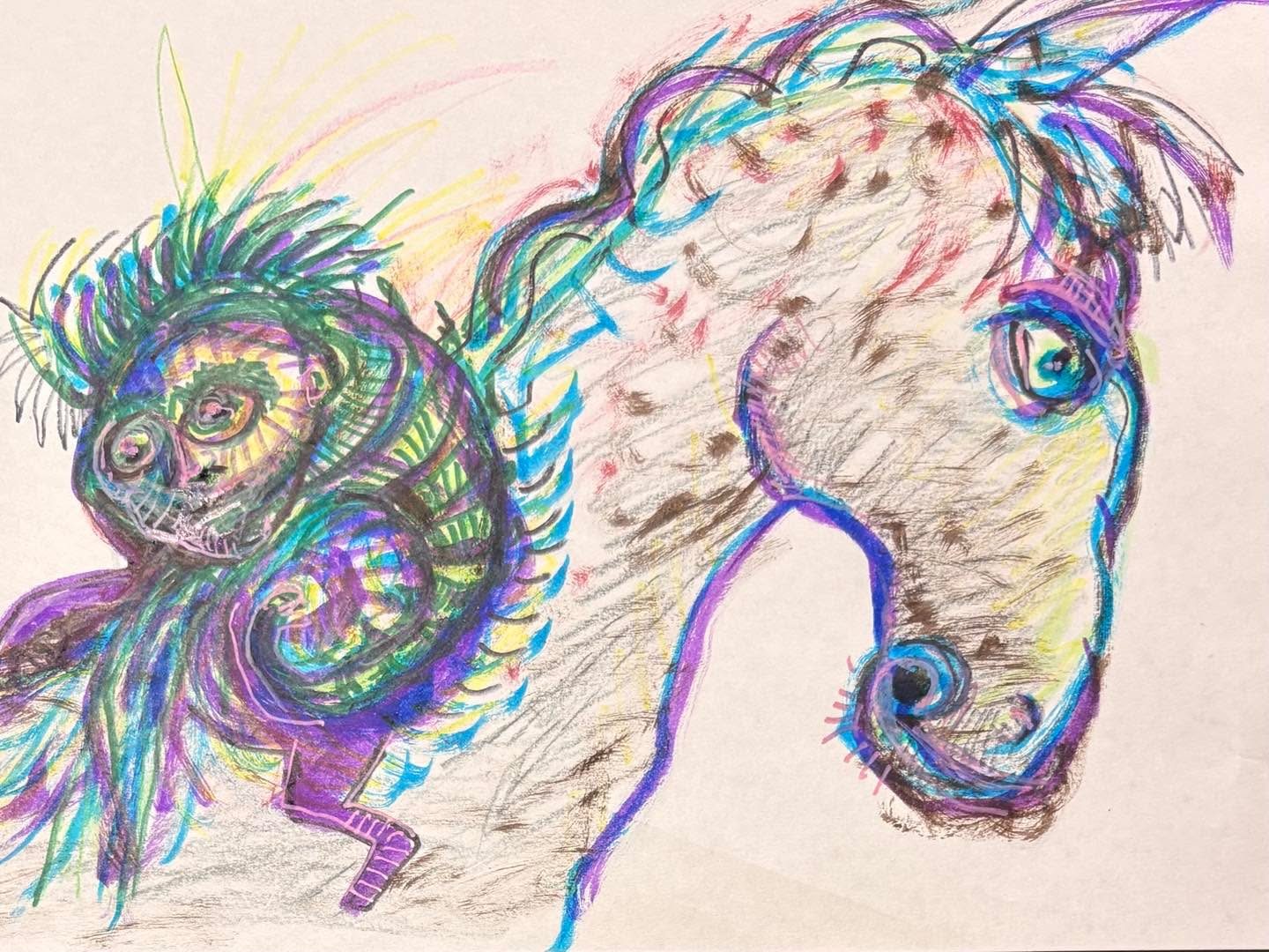 Drawing No. 2,506, 'Dobbin found the horsefly larvae more annoying this year.', posted MAR 17, 2026