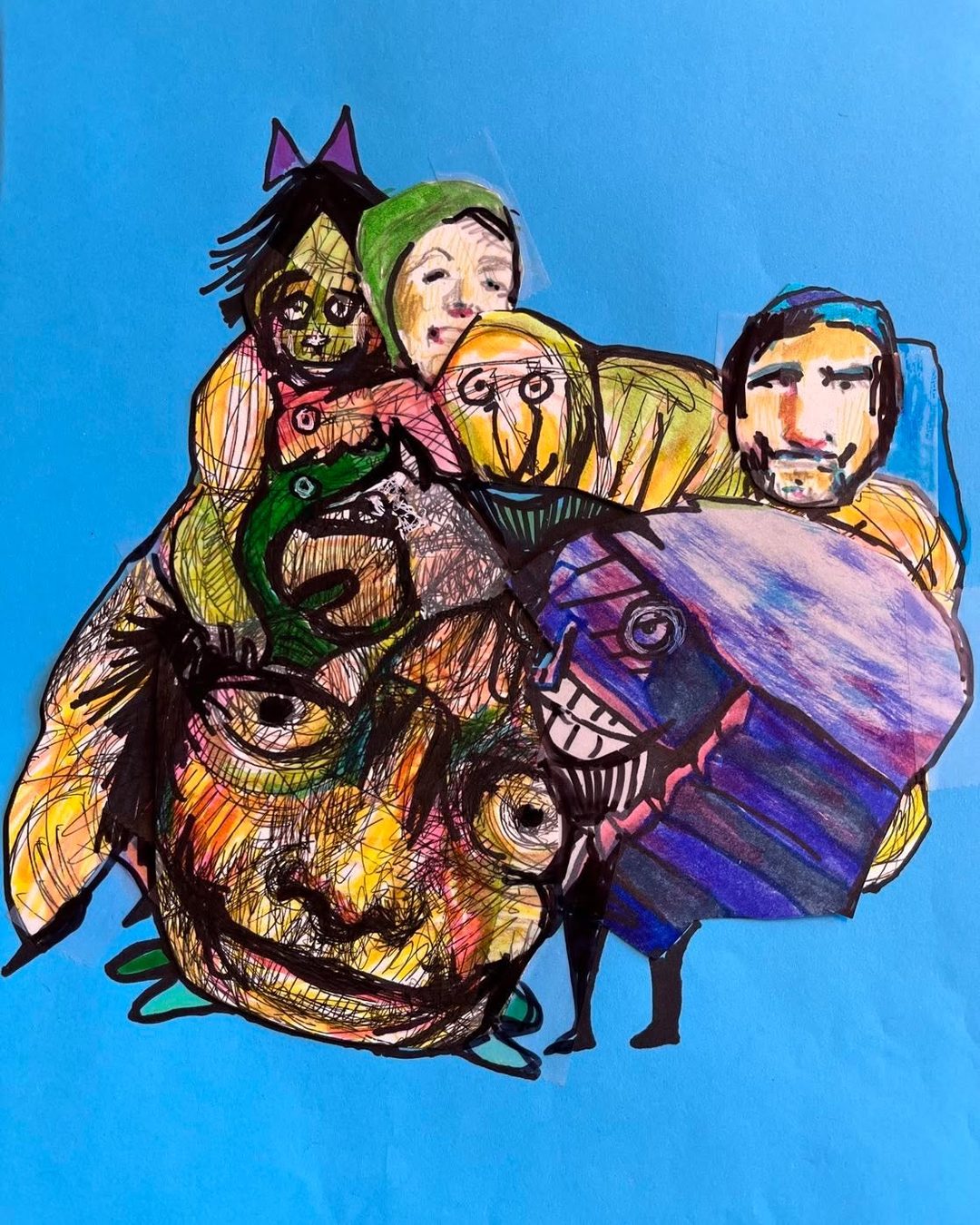 Drawing No. 1,256, 'The Christmas family photo had long been a beloved tradition for the Snaiths.', posted DEC 30, 2022