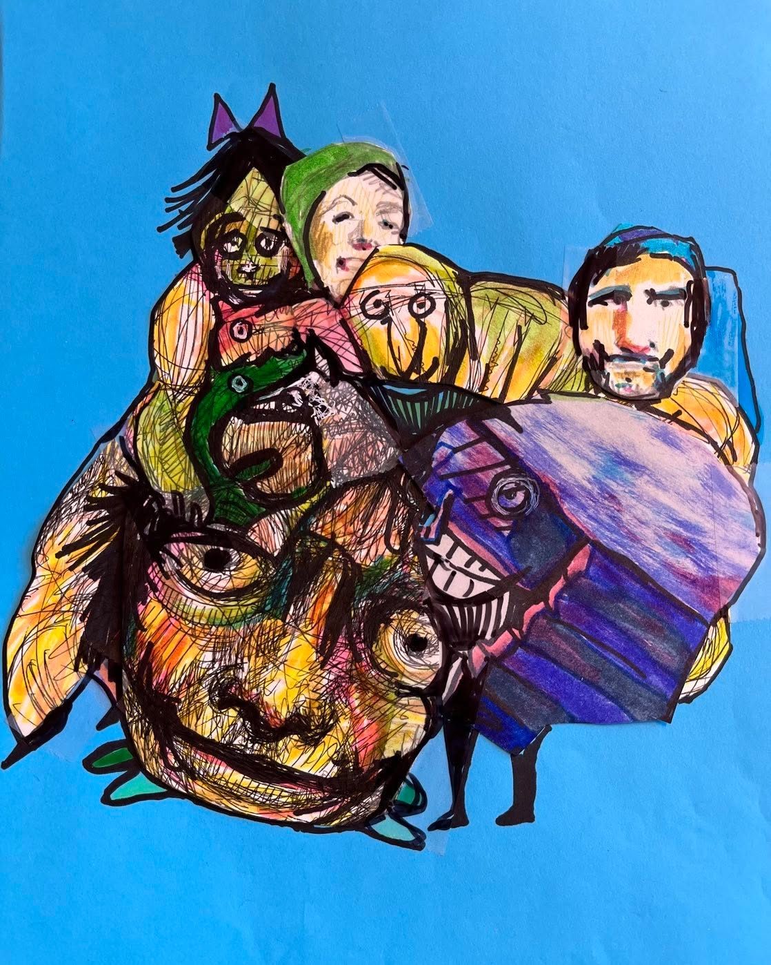 Drawing No. 1,256, 'The Christmas family photo had long been a beloved tradition for the Snaiths.', posted DEC 30, 2022