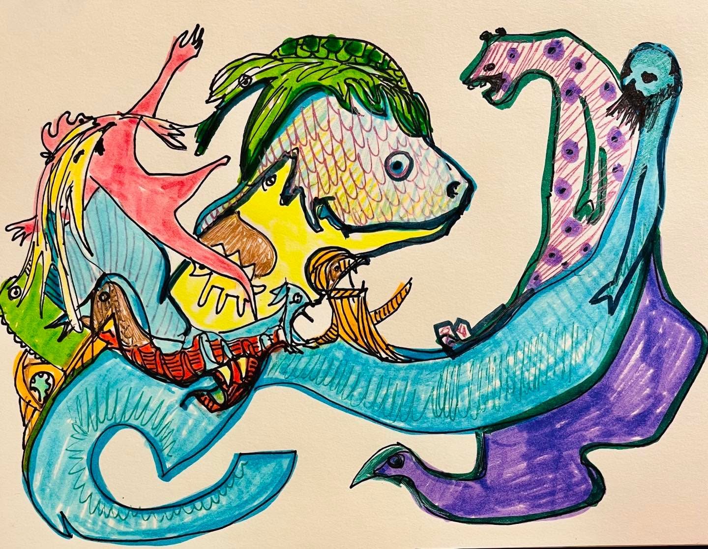 Drawing No. 1,539, 'It was an amicable council meeting.', posted SEP 29, 2023