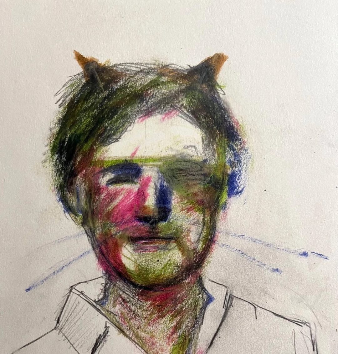 Drawing No. 1,805, 'Bodie identified as a Norwegian Forest Cat.', posted JUN 8, 2024