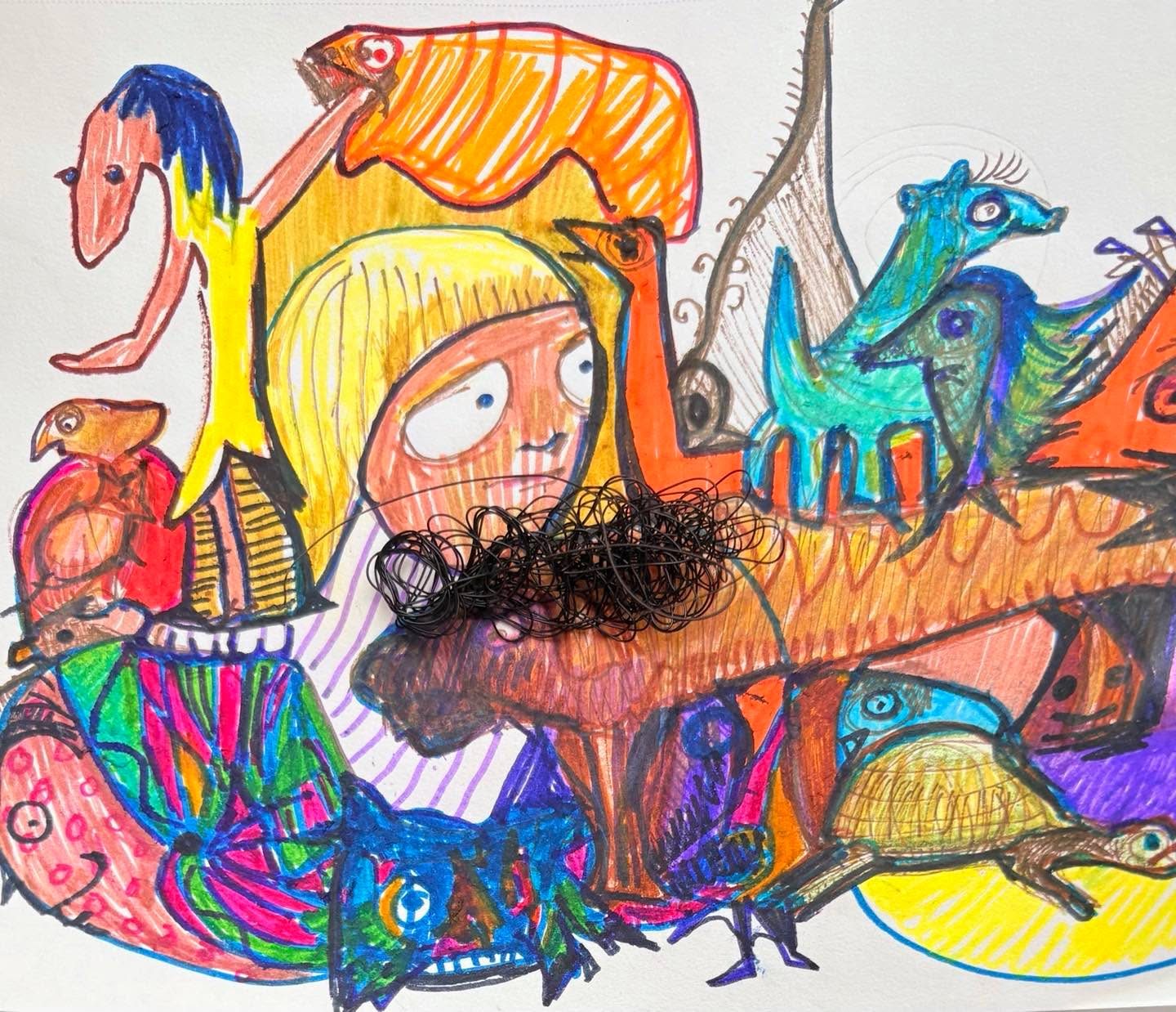 Drawing No. 2,702, 'Carmela wondered if Bobo was having car trouble--or if he was blowing off her end-of-summer party.', posted SEP 4, 2026