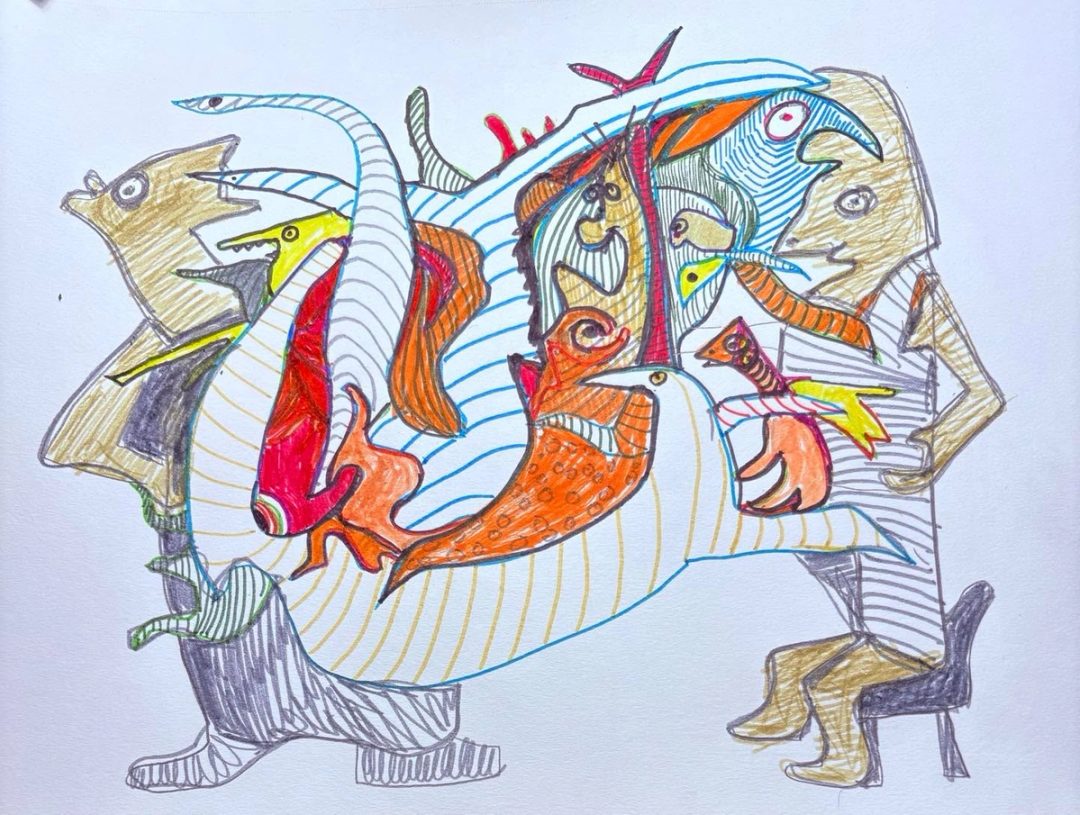 Drawing No. 2,364, 'Dr. Flester saved time by operating on several patients at once.', posted NOV 11, 2025