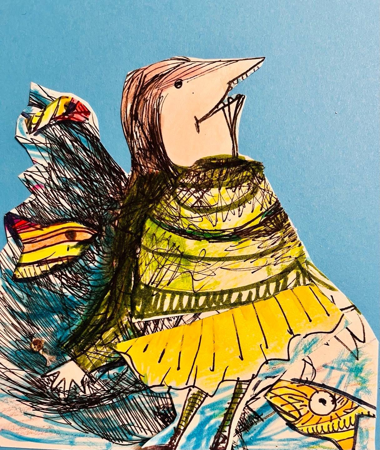 Drawing No. 1,740, 'It was a dress rehearsal for a new Birth of Venus tableau.', posted APR 7, 2024
