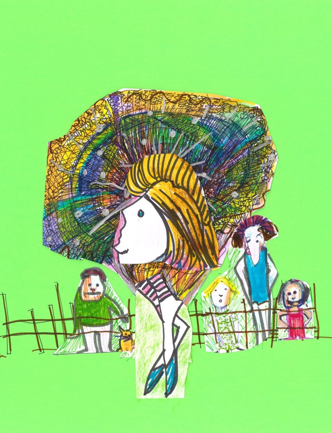 Drawing No. 1,464, 'Dancing Girl', posted JUL 20, 2023