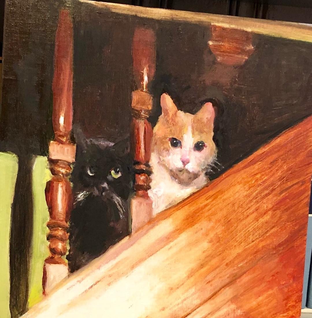 Drawing No. 38, 'Latest kitty commission', posted AUG 4, 2019