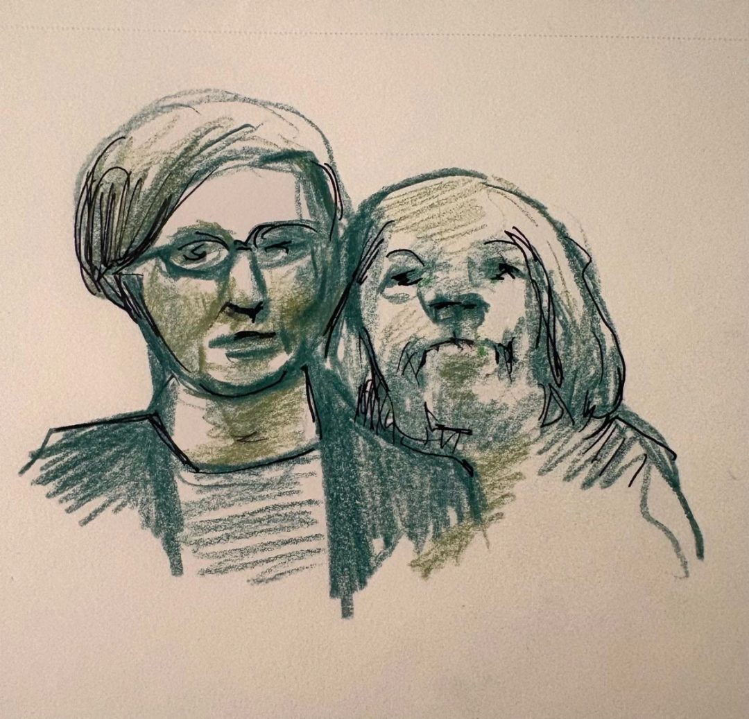 Drawing No. 2,710, 'Arlene and Bobo's podcast on interspecies conflict in the workplace was having a moment.', posted SEP 11, 2026